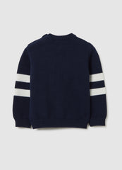 OVS Children'S Multicolour Regular Fit Pure Cotton Sweater