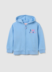 OVS Oversized Blue Cotton Blend Girls' Sweatshirt