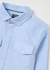 OVS Children'S Blue Regular Fit Pure Cotton Shirt