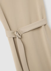 OVS Beige Slim Fit Stretchy Fabric Dress