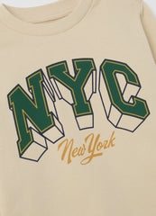 OVS Children'S Beige Pure Cotton Regular Fit Outfit