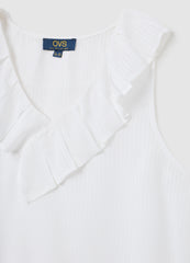 OVS White Pure Viscose Oversized Blouse