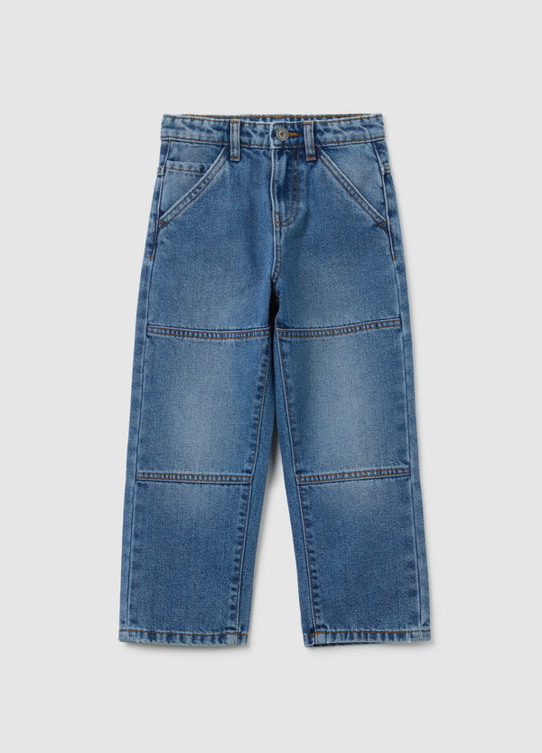 OVS Children'S Blue Denim Balloon Fit Jeans