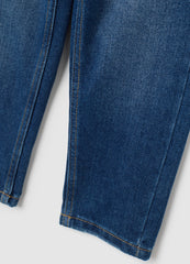 OVS Children'S Blue Cotton Blend Loose Fit Jeans
