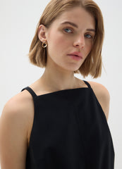 OVS Black Viscose Blend Slim Fit Dress