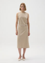 OVS Beige Slim Fit Stretchy Fabric Dress