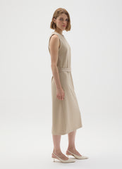 OVS Beige Slim Fit Stretchy Fabric Dress