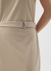 OVS Beige Slim Fit Stretchy Fabric Dress