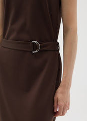 OVS Brown Slim Fit Stretchy Fabric Dress