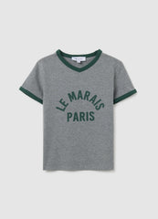 OVS Grey Stretch Cotton Regular Fit T-Shirt