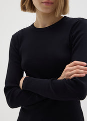 OVS Black Pure Cotton Regular Fit T-Shirt