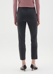 OVS Grey Viscose Blend Slim Fit Trousers