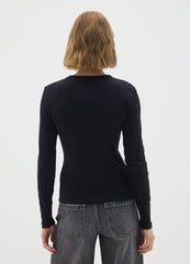 OVS Black Pure Cotton Regular Fit T-Shirt