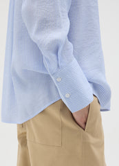 OVS Regular Fit Blue Mixed Shirt