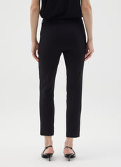 OVS Black Viscose Blend Slim Fit Trousers