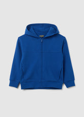 OVS Kids' Sweatshirt In Pure Blue Cotton, Regular Fit