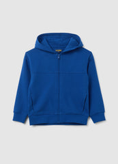 OVS Kids' Sweatshirt In Pure Blue Cotton, Regular Fit