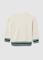 OVS Children'S White Pure Cotton Sweatshirt With Regular Fit