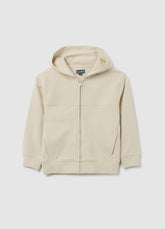 OVS Children'S Beige Pure Cotton Sweatshirt With Regular Fit