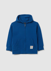 OVS Boys' Blue Regular Fit Pure Cotton Sweatshirt