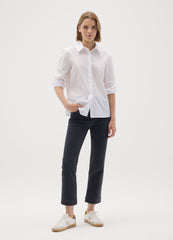 OVS White Cotton Slim Fit Shirt