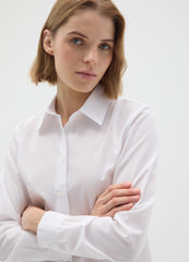 OVS White Cotton Slim Fit Shirt