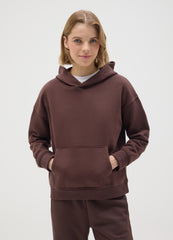 OVS Brown Cotton Blend Sweatshirt Regular Fit