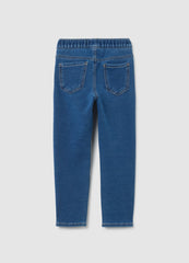 OVS Girls' Blue Cotton Blend Skinny Jeggings