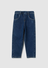 OVS Boys' Relaxed Fit Blue Denim Jeans