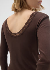 OVS Brown Pure Cotton Regular Fit Sweater