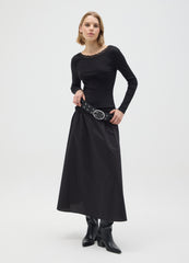 OVS Black Pure Cotton Regular Fit Jumper