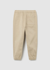OVS Children'S Regular Fit Beige Cotton Trousers