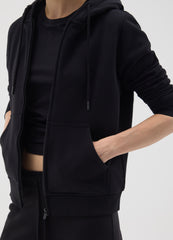 OVS Black Regular Fit Cotton Blend Sweatshirt