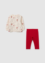 OVS Baby Girl'S Multi-Coloured Pure Cotton Regular Fit Set