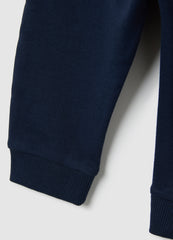 OVS Blue Newborn Cotton Trousers With Regular Fit