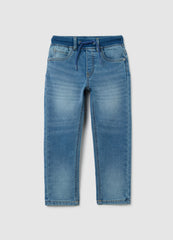 OVS Kids Blue Stretch Cotton Blend Jeans