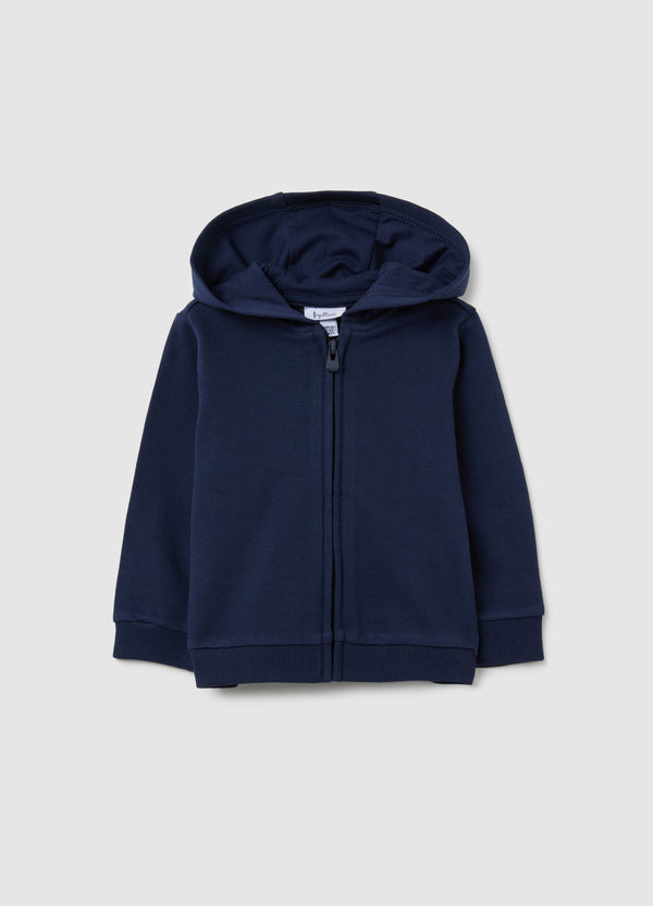 OVS Baby Girl'S Regular Fit Blue Pure Cotton Sweatshirt