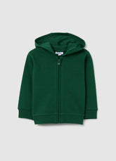 OVS Baby Hoodie In Pure Green Cotton Regular Fit