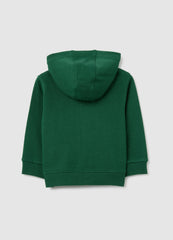 OVS Baby Hoodie In Pure Green Cotton Regular Fit