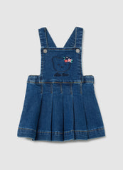 OVS Blue Stretch Denim Baby Dress Regular Fit