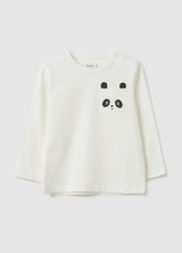 OVS White Regular Fit Pure Cotton T-Shirt