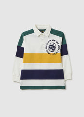 OVS Children'S Polo Shirt In Pure Multicolour Cotton Regular Fit