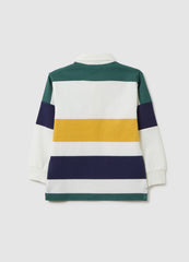 OVS Children'S Polo Shirt In Pure Multicolour Cotton Regular Fit