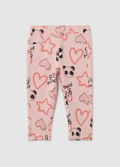 OVS Baby Girl Cotton Stretch Pink Treggings