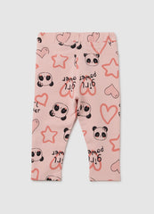 OVS Baby Girl Cotton Stretch Pink Treggings