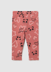 OVS Baby Girl Pink Stretch Cotton Treggings