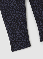 OVS Girls' Black Slim Fit Cotton Treggings