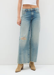 OVS Baggy Denim Jeans With Rips