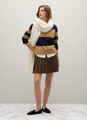 OVS Blue And Brown Striped Jumper