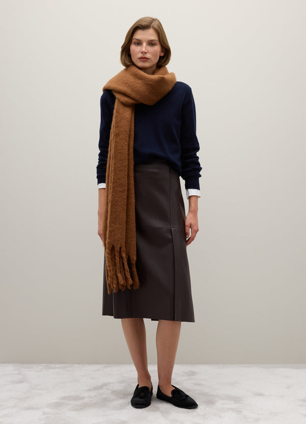 OVS Brown Midi Skirt Regular Fit